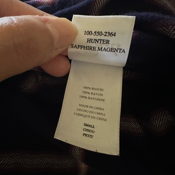 Rails Hunter Button Down in Sapphire Magenta - Picture 9 of 9